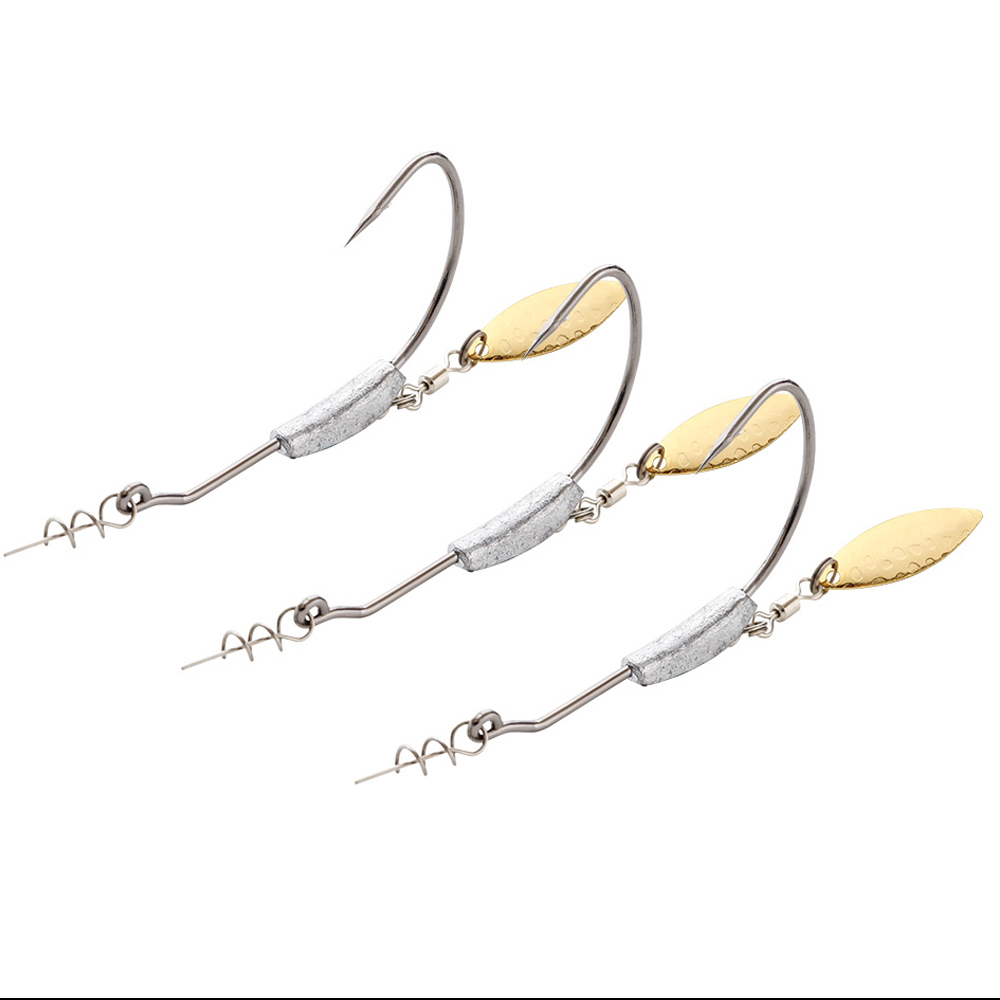 Fishing Hook Offset - ATUENO 4 шт. офсетные рыболовные крючки,