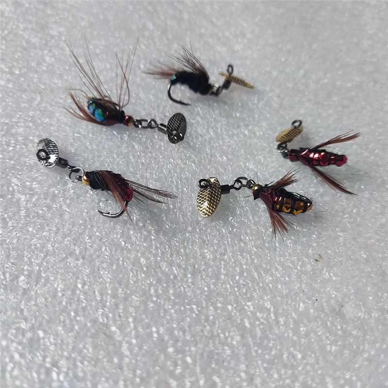 Fishing Hook - Набор для микроджига T34C: Искусственные приманки-мушки
