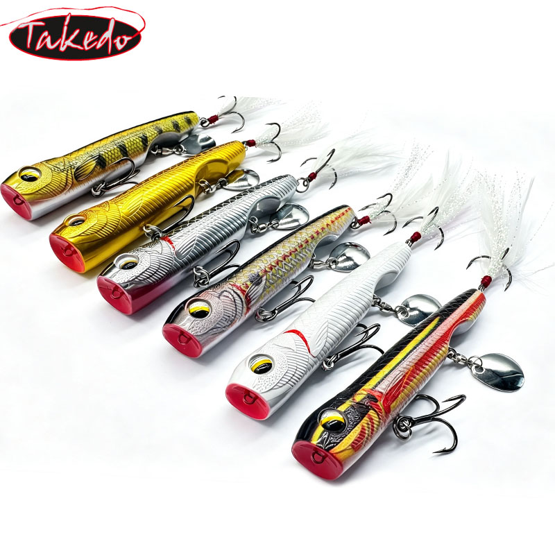 TAKEDO 10G Поппер для рыбалки  – обзор и цена Fishing Hook Treble