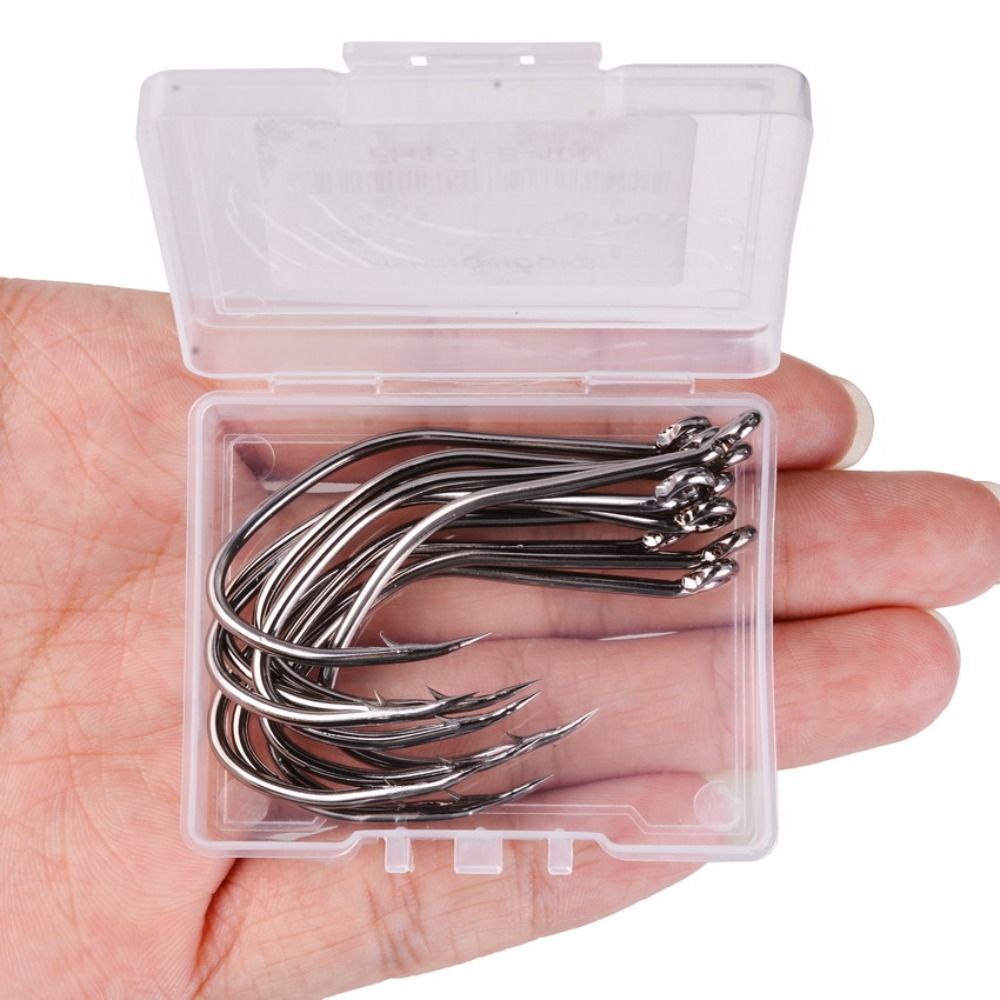 10 шт./коробка, рыболовные крю – обзор и цена Fishing Hook Circle