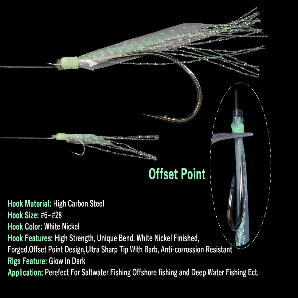WIFREO 50 шт. светящийся рыбол – обзор и цена Fishing Hook Circle