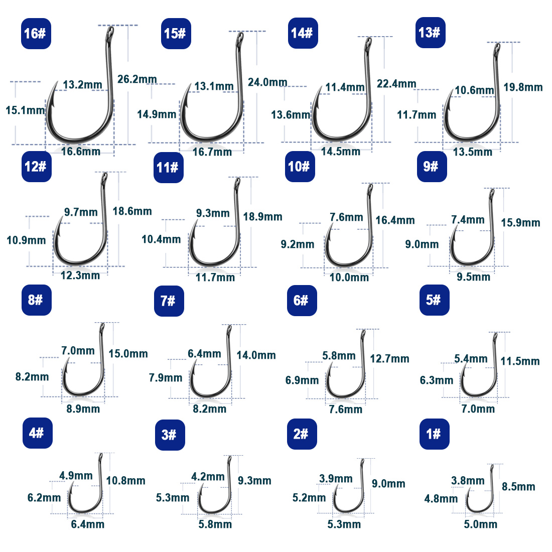 Набор из 5 микро-виброприманок – обзор и цена Fishing Hook Treble