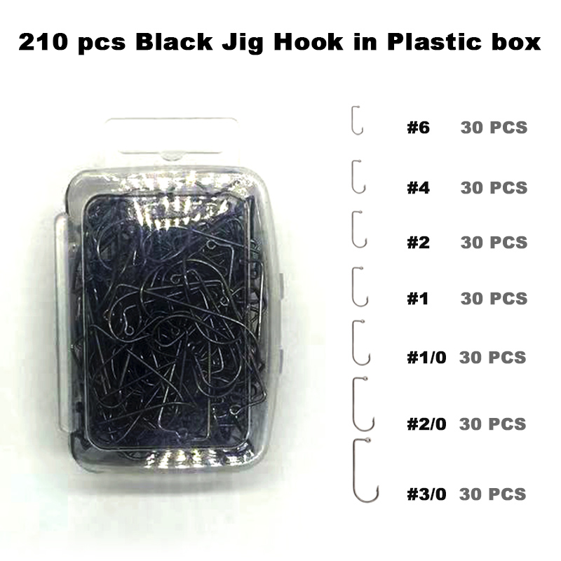 210 шт., рыболовные крючки с к – обзор и цена Fishing Hook Assortment